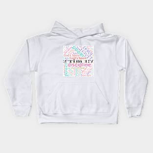 Spirit of Power in White Kids Hoodie